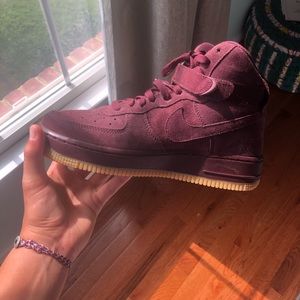 Suede High Rose Air Force 1